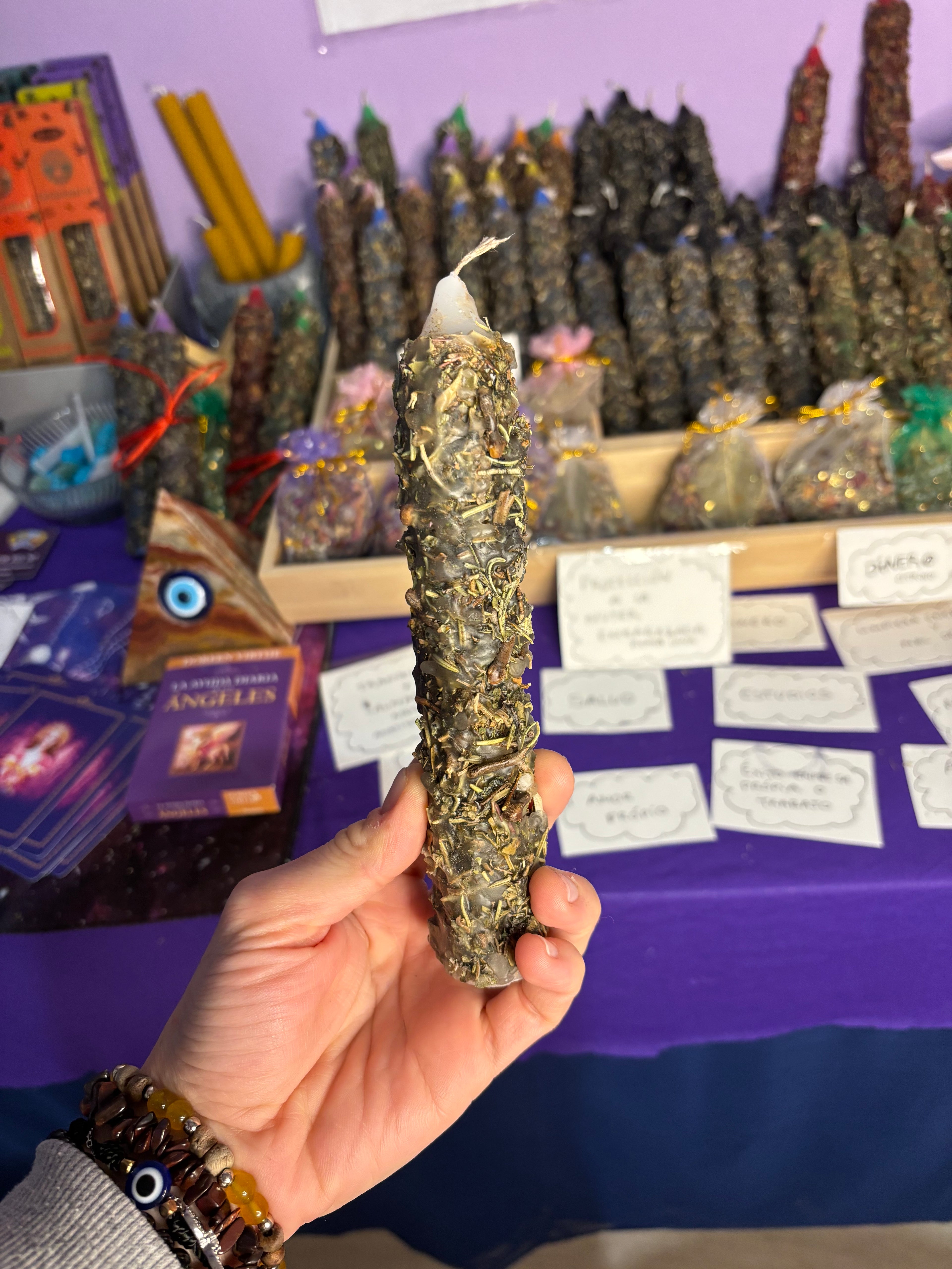 Vela luz y abundancia🤍